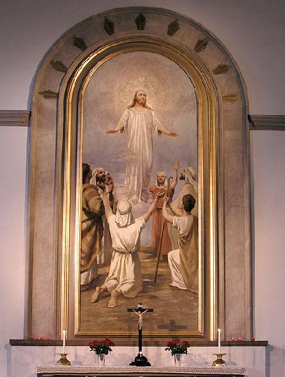 johan krouthen Karna kyrka, Malmslatt. Diocese of Linkoping Spain oil painting art